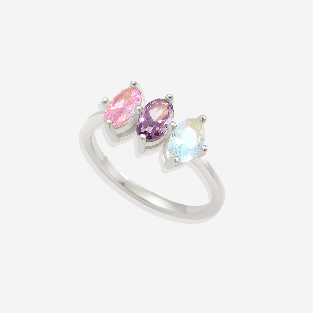 Birthstone Marquis-Cut Ring