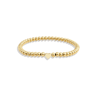 Heart Beaded Stacking Bracelet