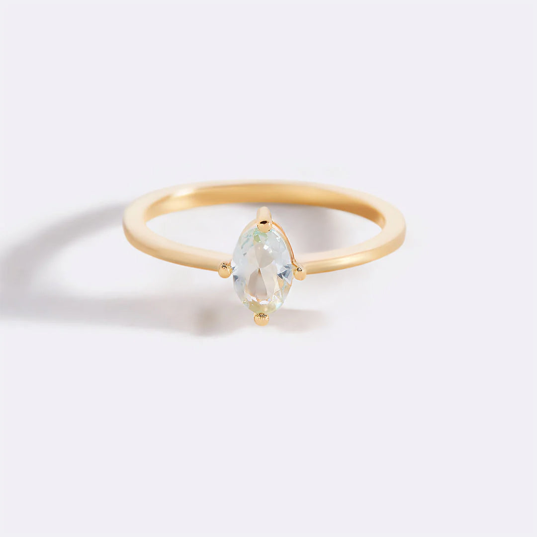 Birthstone Marquis-Cut Ring