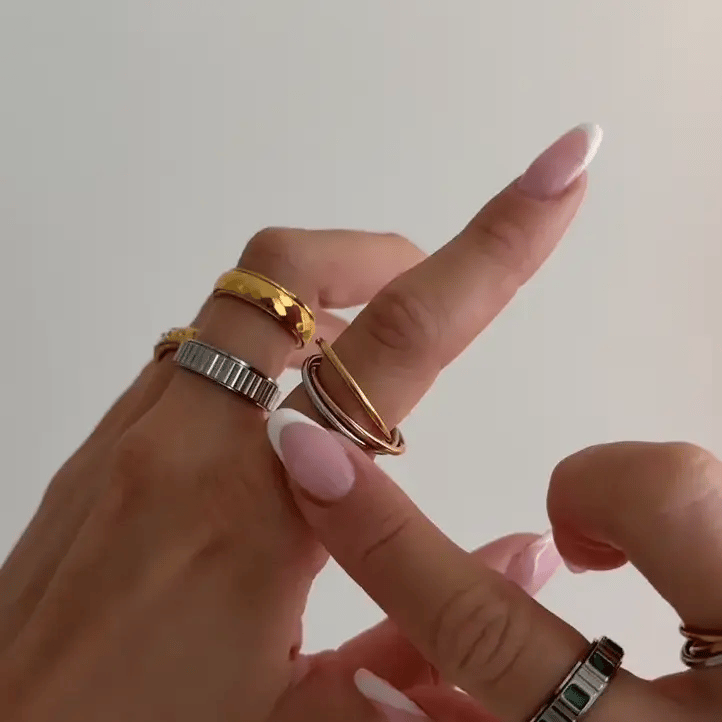 Anillo antiestrés deslizante Trio