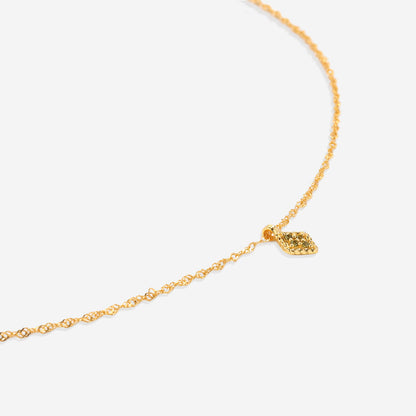 Dainty Birthstone Kite Necklace