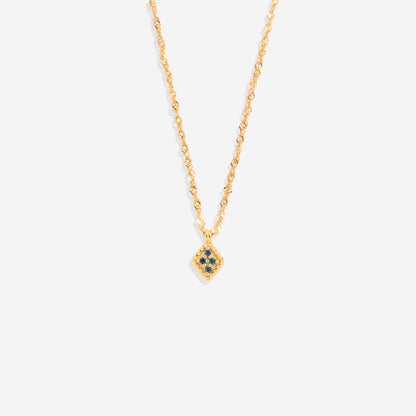 Dainty Birthstone Kite Necklace