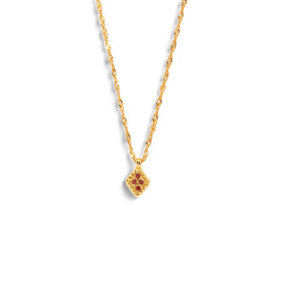 Dainty Birthstone Kite Necklace