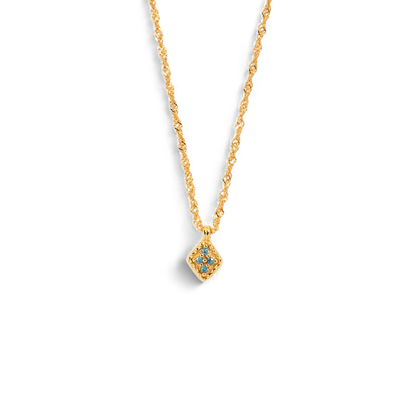 Dainty Birthstone Kite Necklace