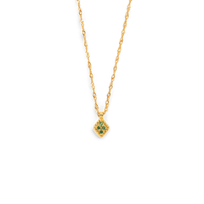 Dainty Birthstone Kite Necklace