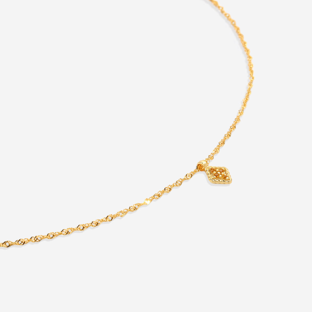 Dainty Birthstone Kite Necklace