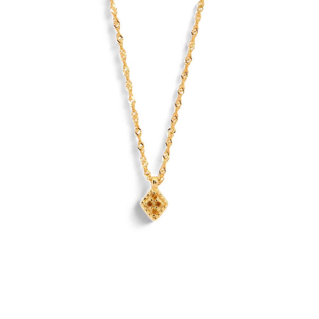 Dainty Birthstone Kite Necklace