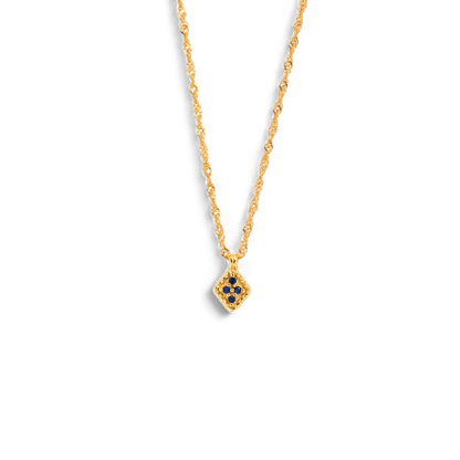 Dainty Birthstone Kite Necklace