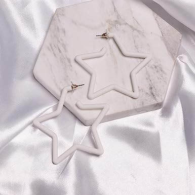 Ear Candy Star Hoop Earrings
