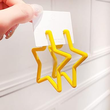 Ear Candy Star Hoop Earrings