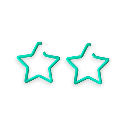 Ear Candy Star Hoop Earrings