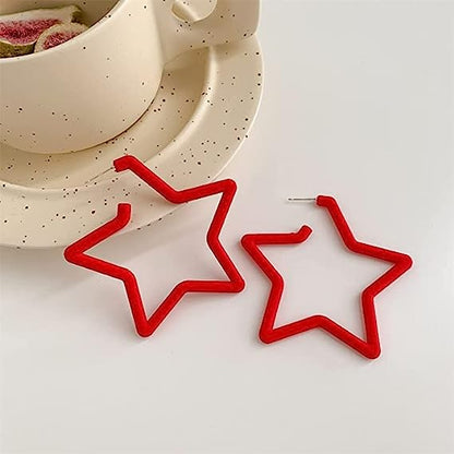 Ear Candy Star Hoop Earrings