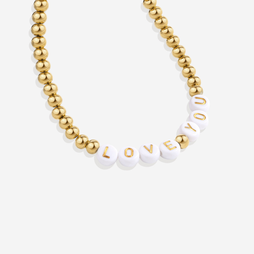 Personalized Word Bracelet