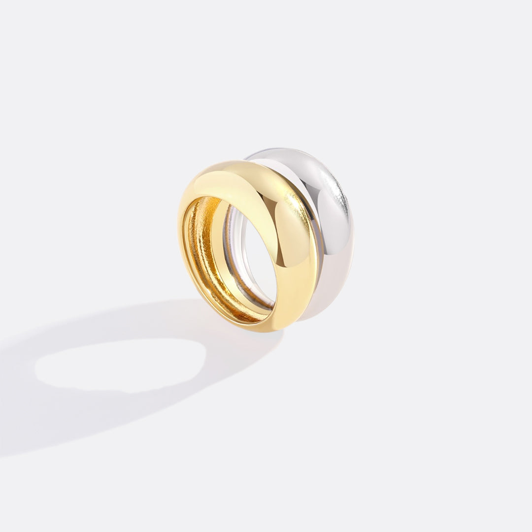 The Merge Mixed Metal Ring