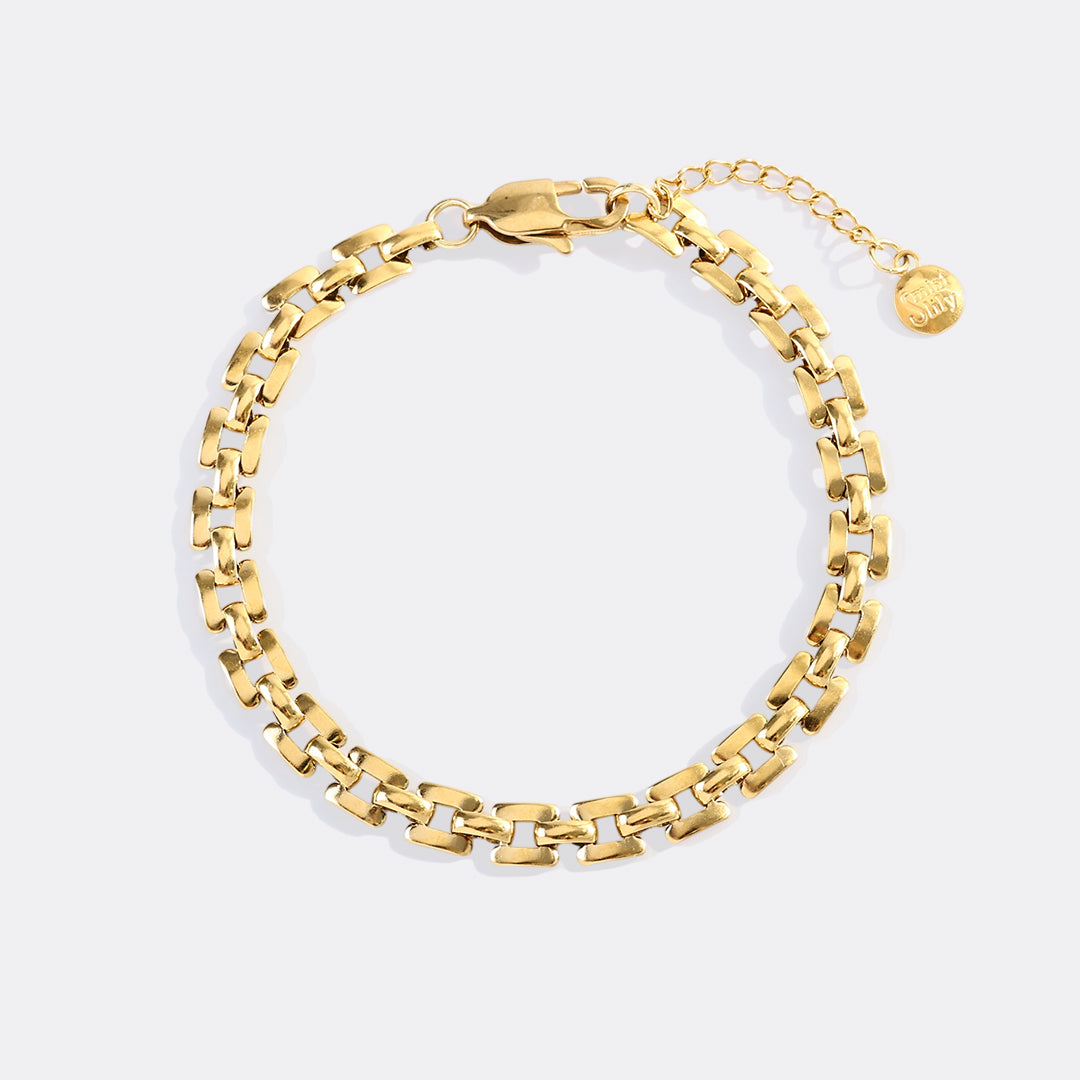Timepiece Link Chain Bracelet