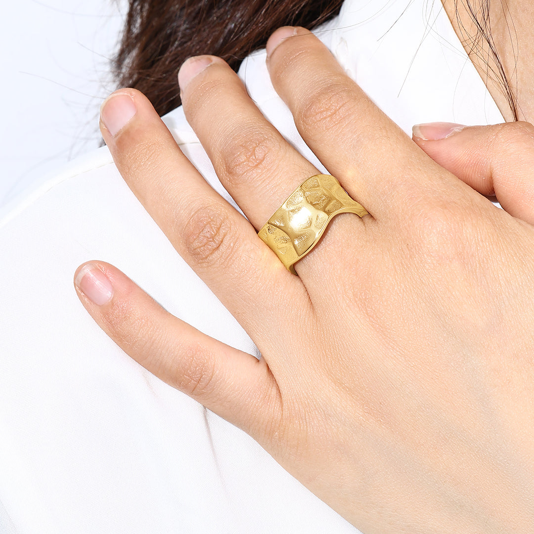 Chunky Textured Ring