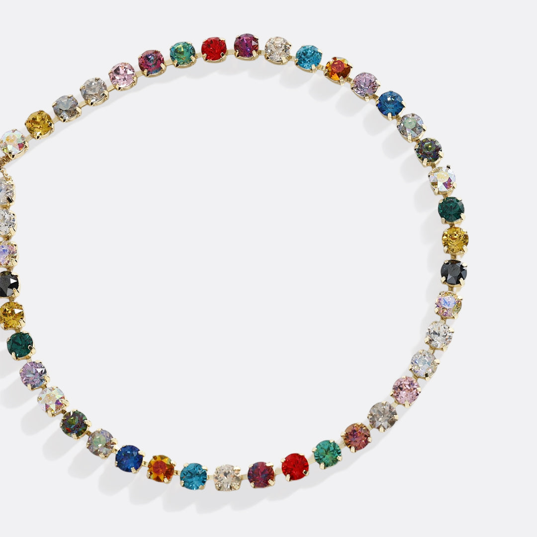 Ombré Crystal Adjustable Necklace