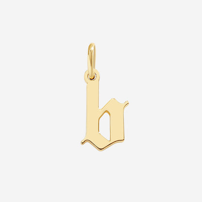 Old English Letter Charm