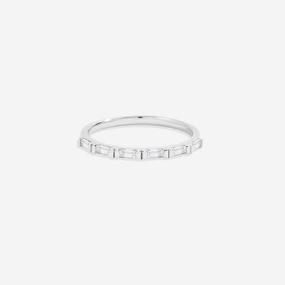 Baguette White Diamond Ring
