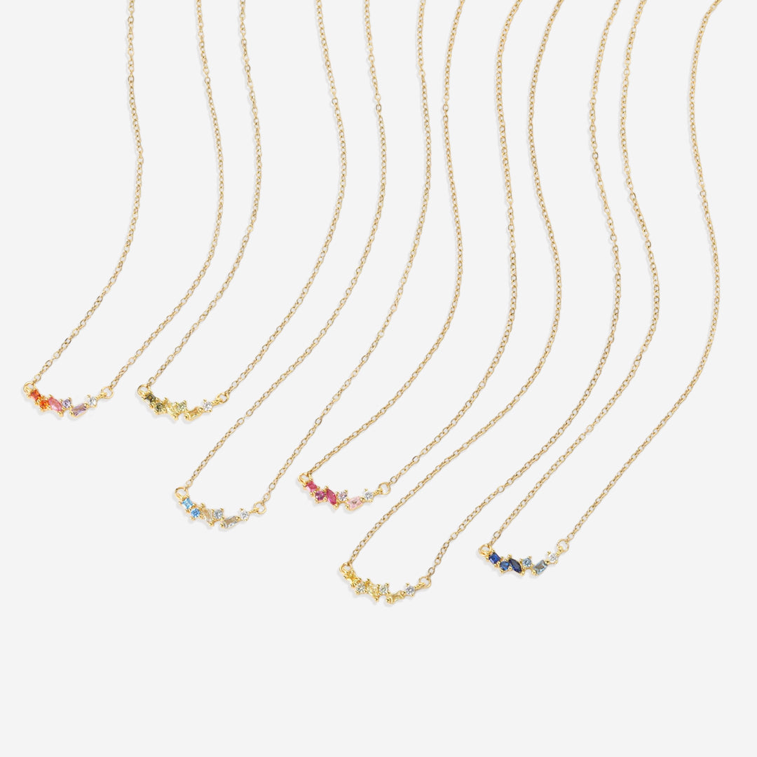 Ombre Birthstone Necklace