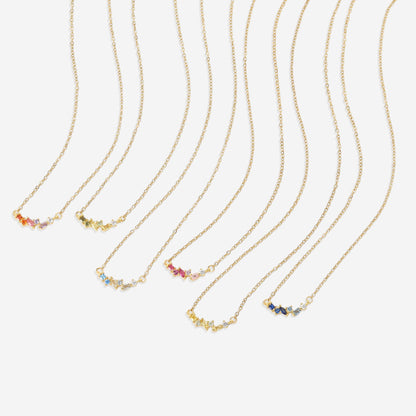 Ombre Birthstone Necklace