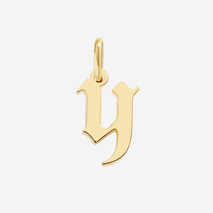 Old English Letter Charm