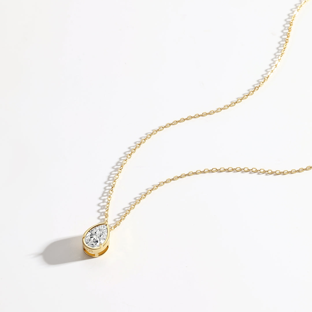 Diamond Teardrop Necklace