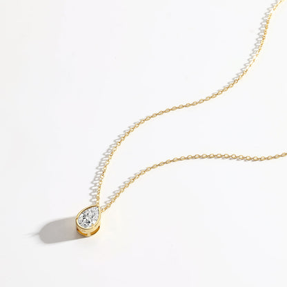 Diamond Teardrop Necklace