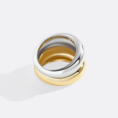 The Merge Mixed Metal Ring