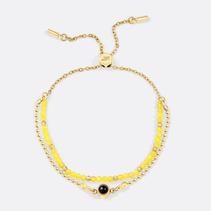 Crystal Photo Bracelet