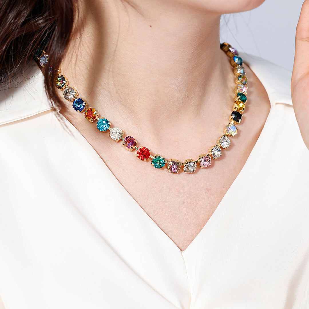 Ombré Crystal Adjustable Necklace