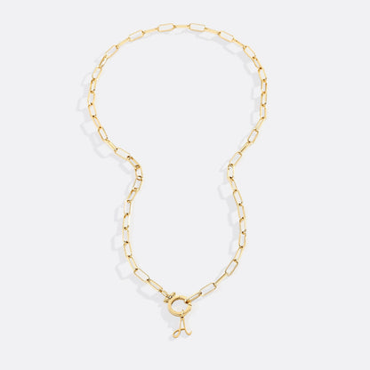 Cursive Initial Charm – Gold