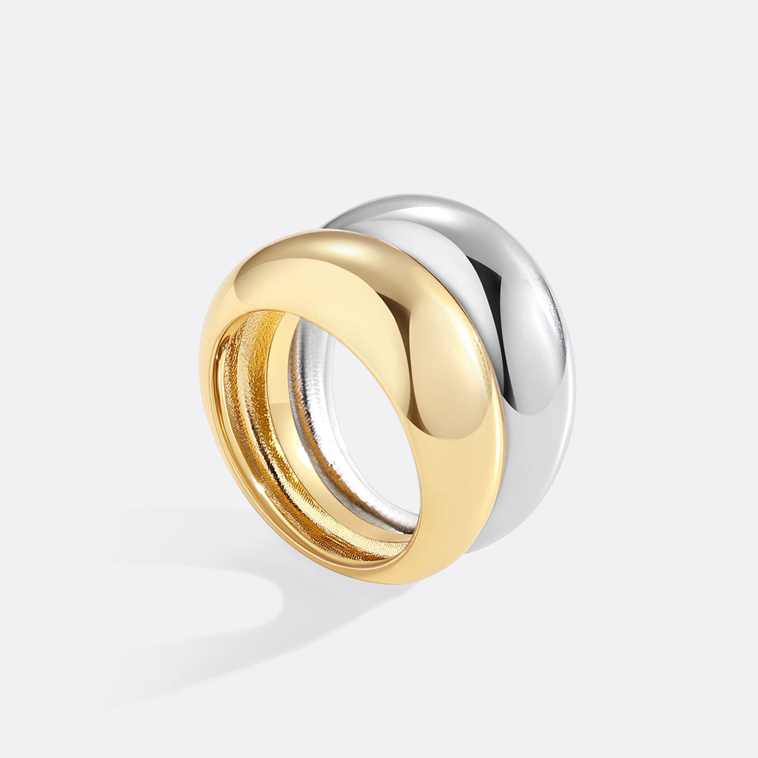 The Merge Mixed Metal Ring