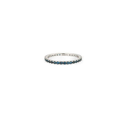 December Birthstone Eternity Stacking Ring