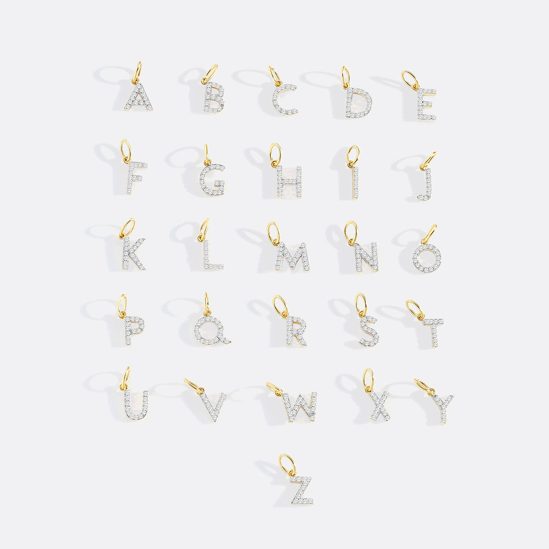 Diamond Initial Charm