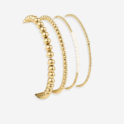 Everyday Pearl Bracelet Stacking Set