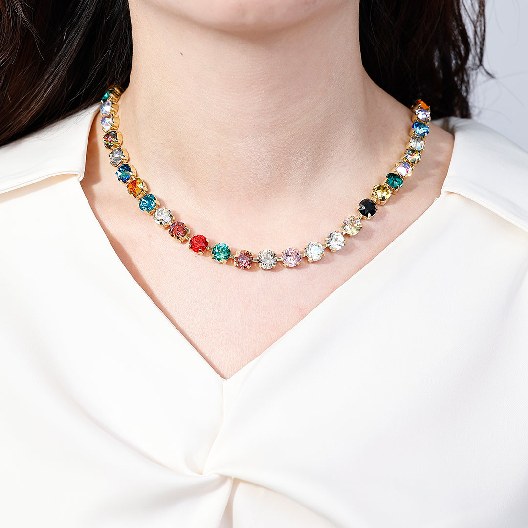 Ombré Crystal Adjustable Necklace