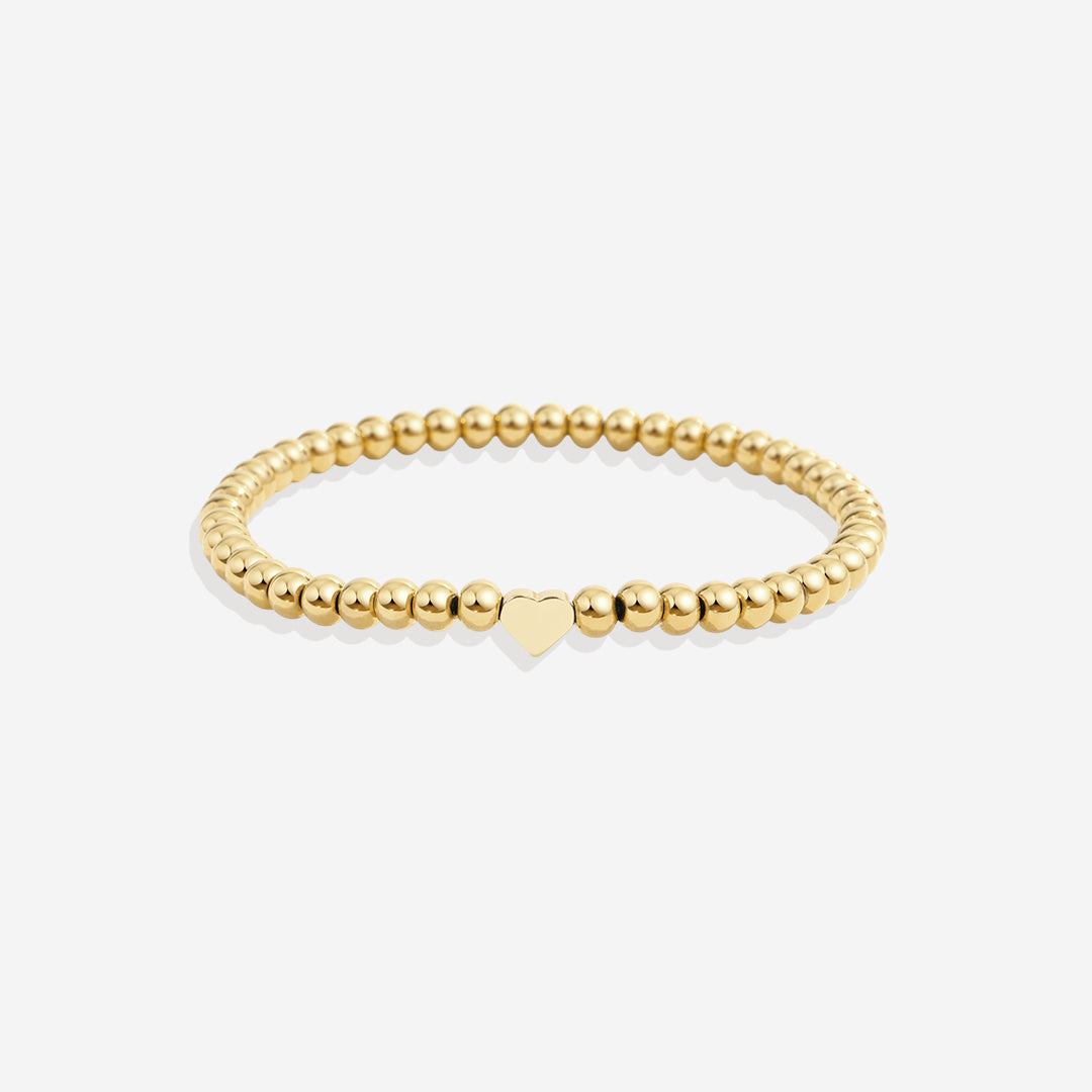 Heart Beaded Stacking Bracelet