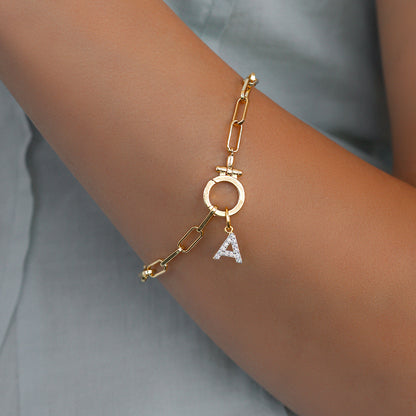 Diamond Initial Charm