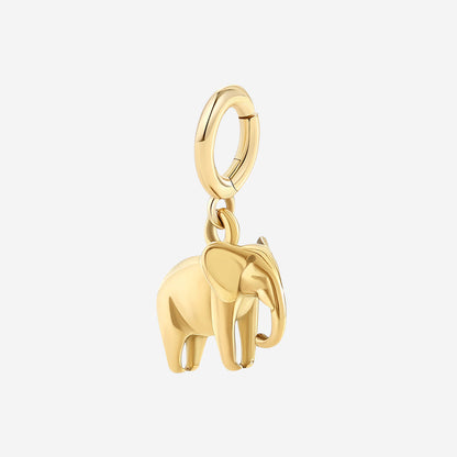 Golden Elephant Charm – Luck & Positivity