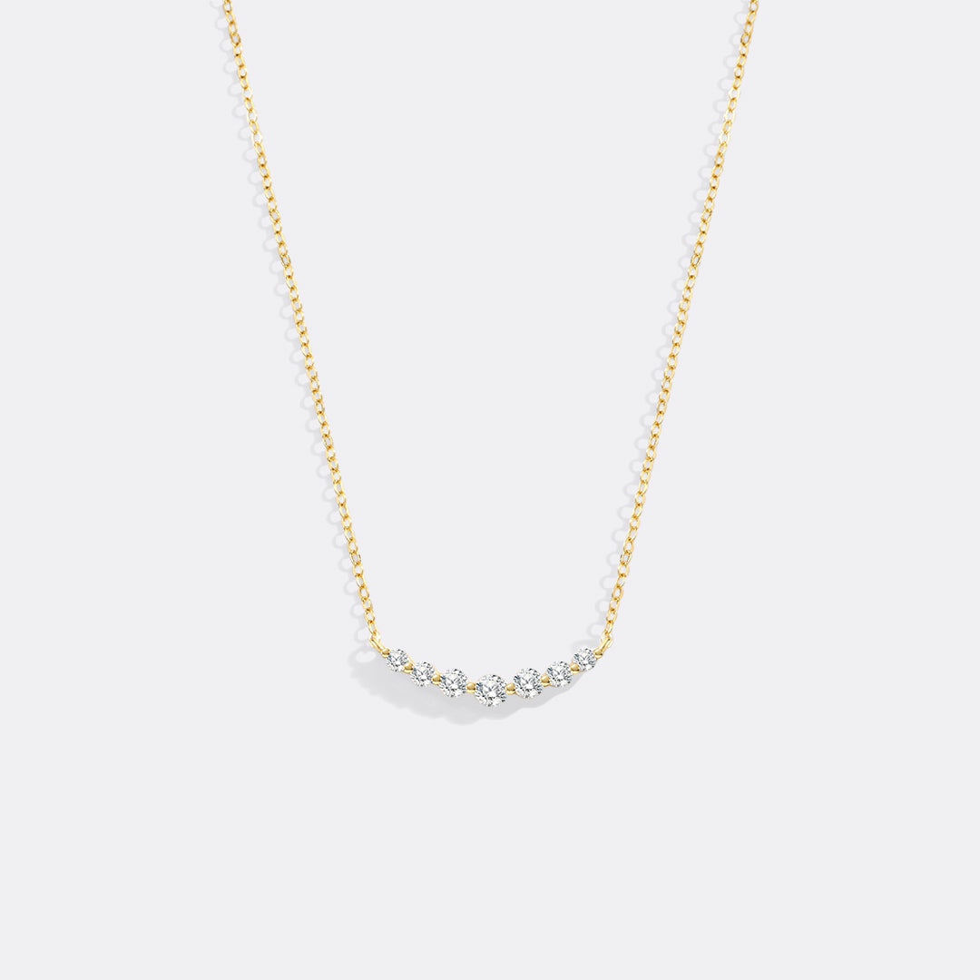 Classic Arc Diamond Necklace