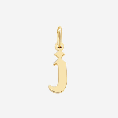 Old English Letter Charm