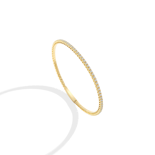 Flexible Diamond Tennis Bracelet