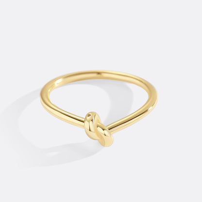 Eternal Knot Ring – Gold