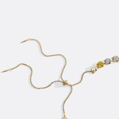 Ombré Crystal Adjustable Necklace