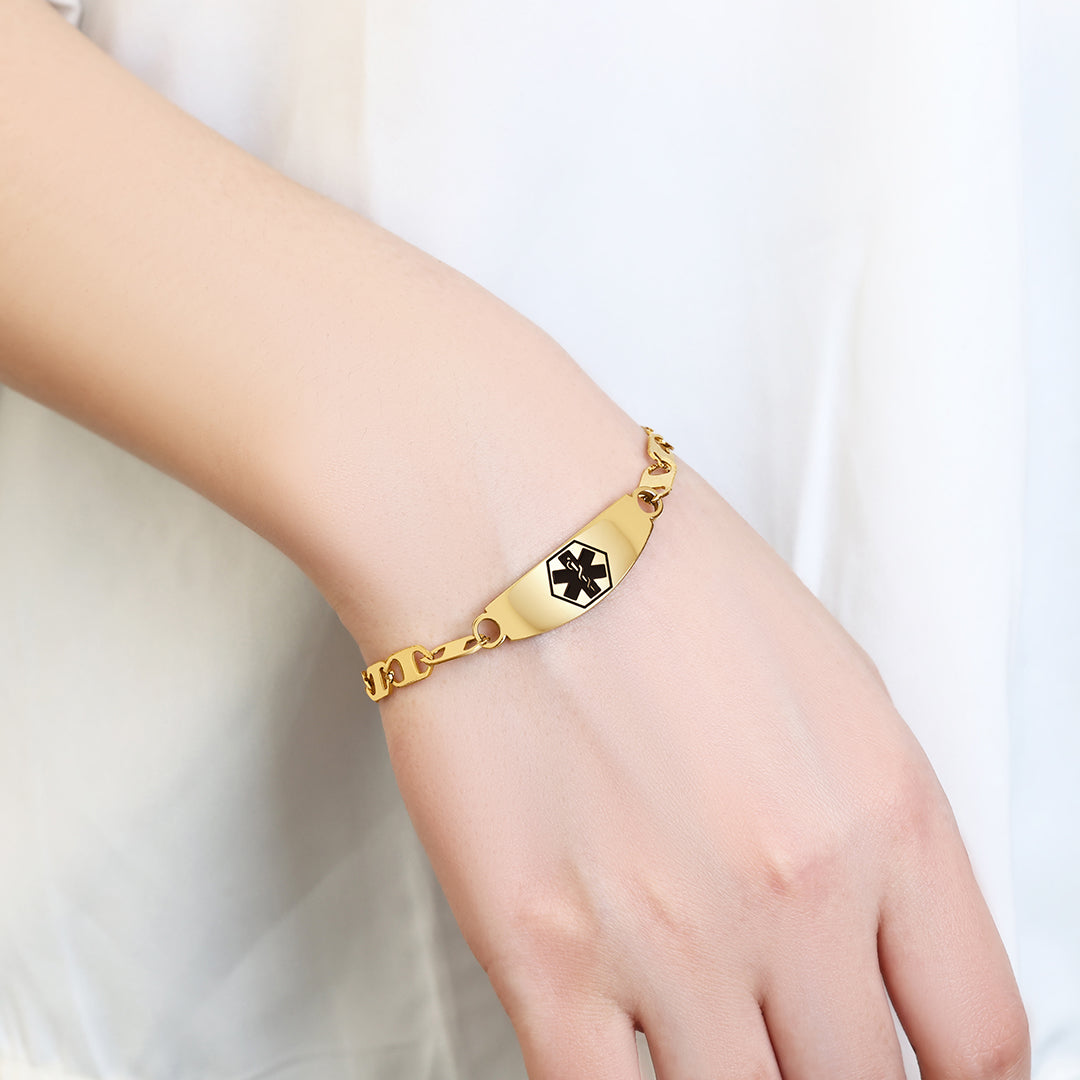 Engraved Medical Alert Bracelet