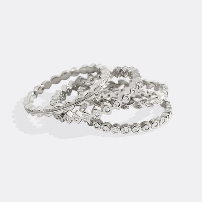 Dainty Gold Mini Ring Set