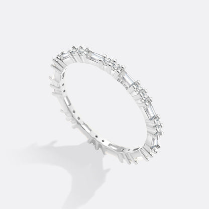 White Sapphire Stacking Ring