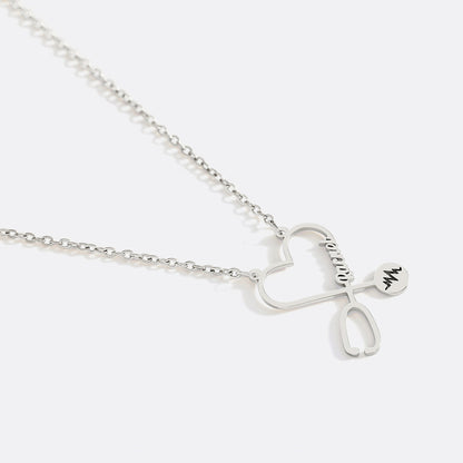 Stethosope Name Necklace