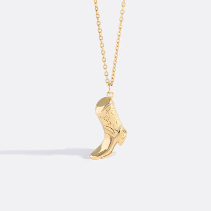 Cowboy Boot Necklace